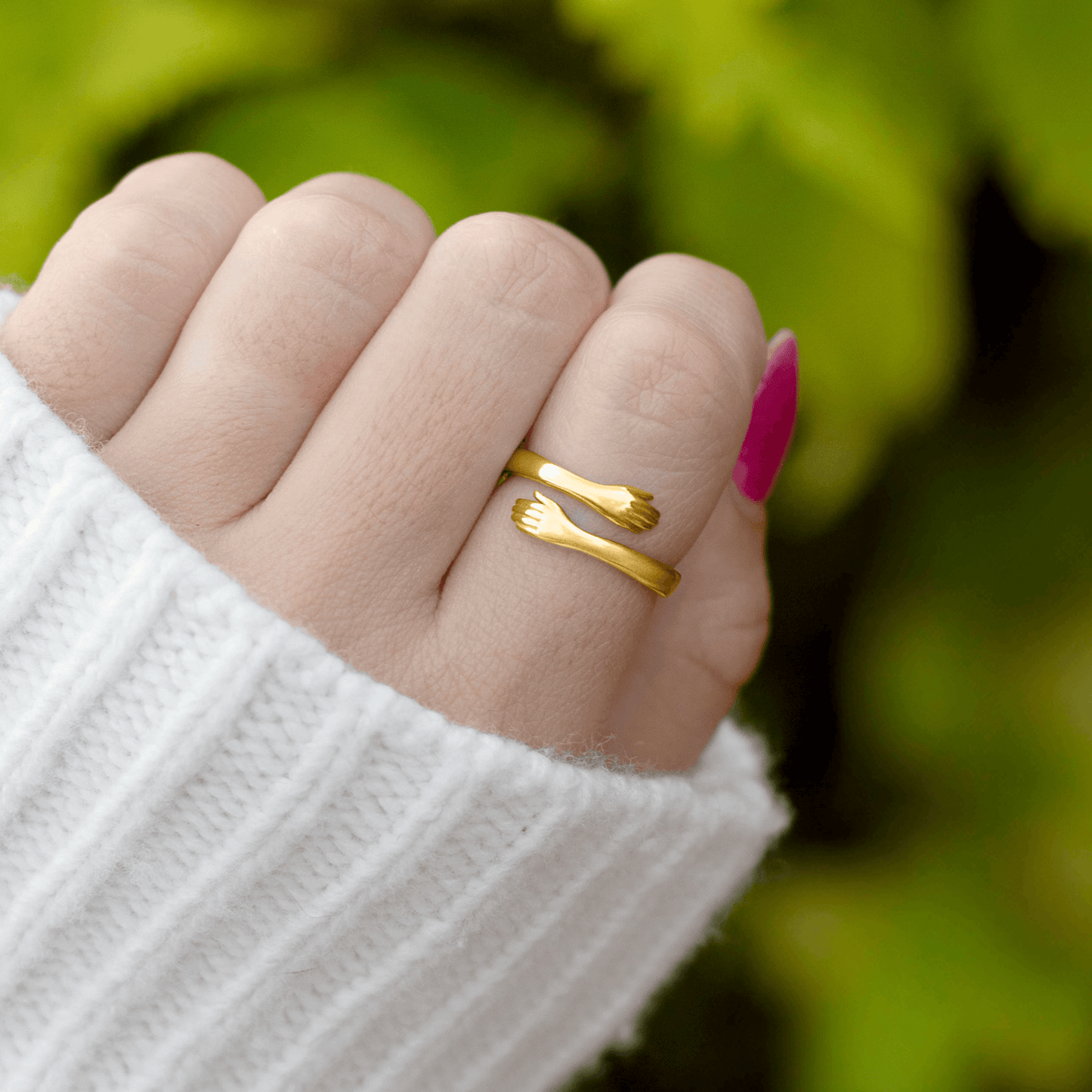 Gold Hug From Heaven Ring
