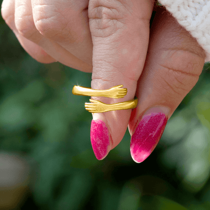Gold Hug From Heaven Ring