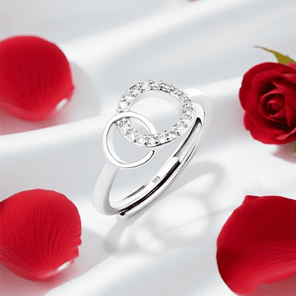 To My Daughter - Forever Linked Ring (Pure Silver)