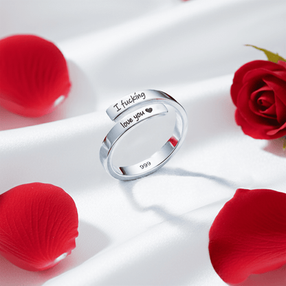 I F♡cking Love You Ring - Pure Silver